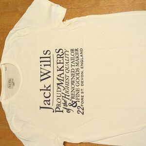 Jack Wills mens t-shirt. White, size Sm. Never worn. From England